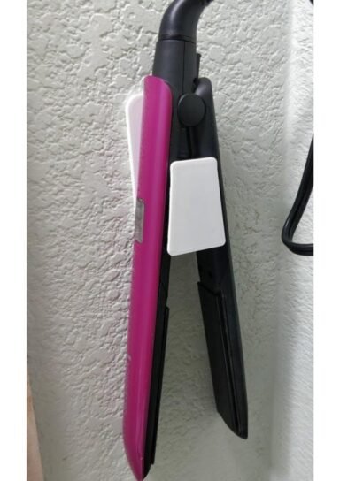 TYB402287256D220319085136-Saç Düzleştirici Askısı Duvar Tutucu Plastik Aparat