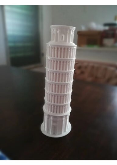 TNC3651DVBPK-Pisa Kulesi Minyatür Biblo 13cm