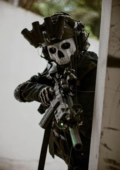 TNC3651CDGHS-Call Of Duty Modern Warfare Ghost Maskesi