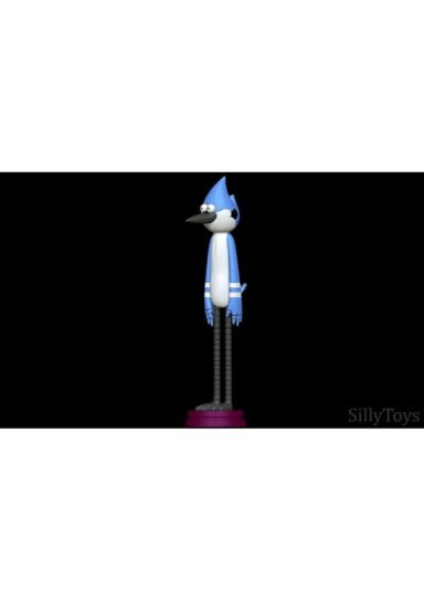 NQJ4892YXGWH-Sürekli Dizi Mordecai Figür 24cm Dev Boy - Regular Show Mordecai Figure