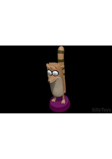 NQZ2950YHSQK-Sürekli Dizi Rigby Figür 15cm Dev Boy - Regular Show Rigby Figure