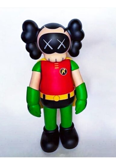 TNC3251KWSBR-Kaws Batman Robin Boyalı Figür Character Figure Büyük Boy 20CM