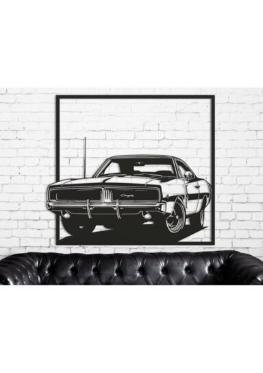 DRF8901GHTYP-Dodge Charger Duvar Tablosu