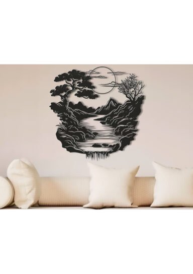 HGZ8175HGRFB-Nehir Duvar Tablosu