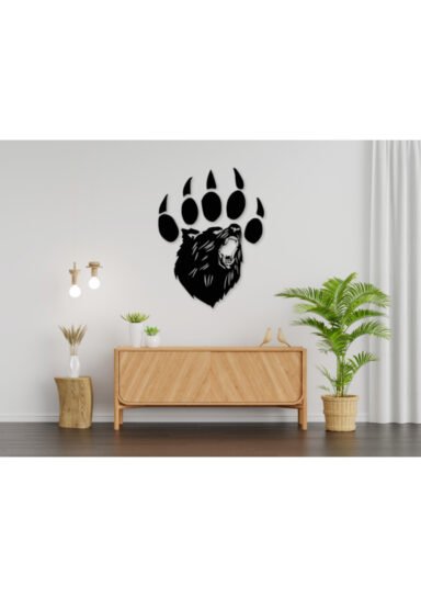 HMJ6789KLMRT-Ayı Pençesi Mini Duvar Tablosu