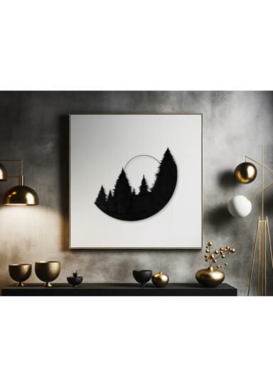 KSZ6172RQZBT-Orman Mini Duvar Tablosu