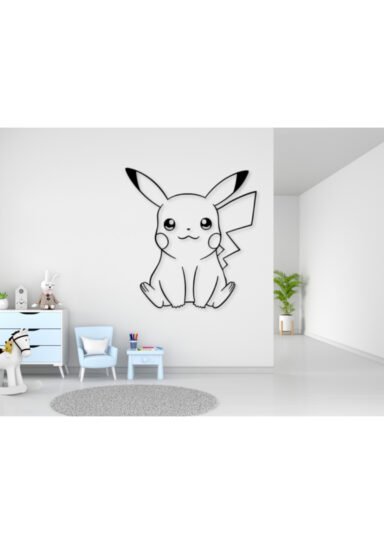 HRJ4567KLMGR-Pikachu Mini Duvar Tablosu