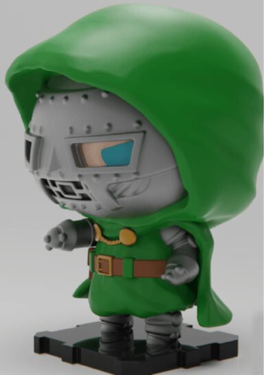 DQB8567PSTNT-Dr. Doom Chibi Figür