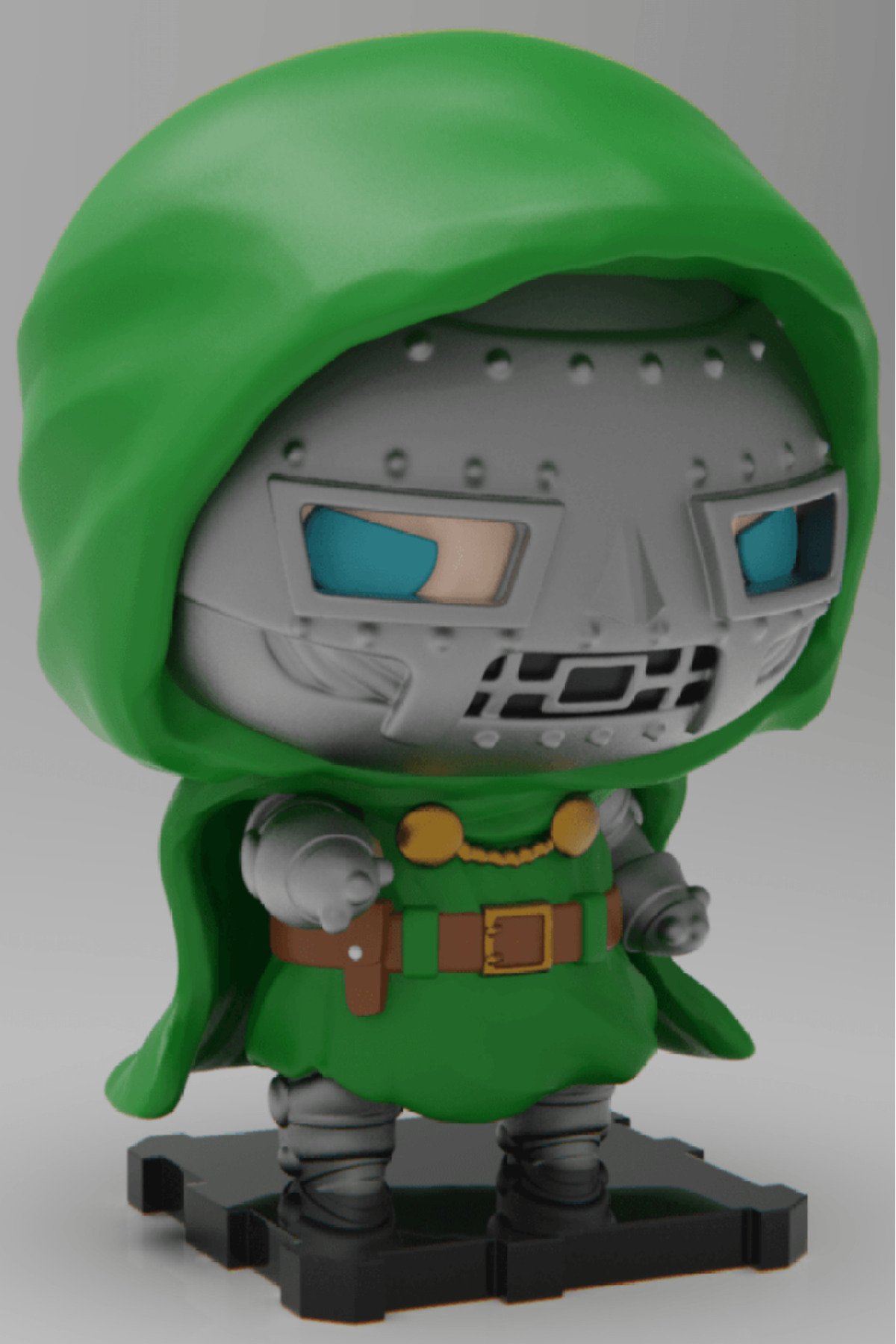 Dr. Doom Chibi Figür - Görsel 2