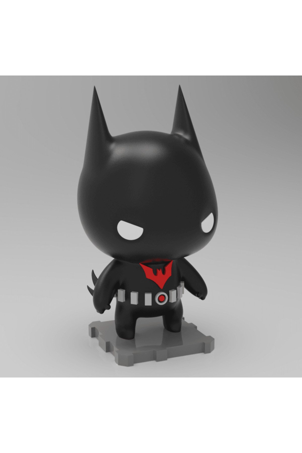 SDG1234DSGHN-DC Comics Chibi Batman Beyond Figürü - 10 CM
