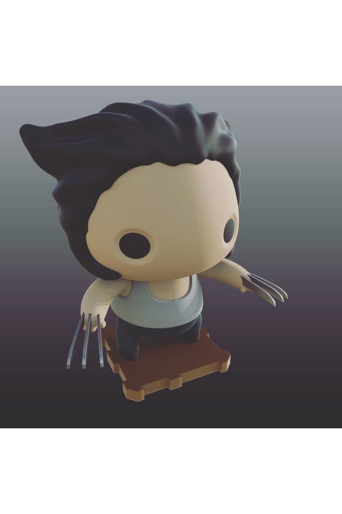 JKR1836GVYBT-X-MAN Wolwerine Logan Chibi Figür