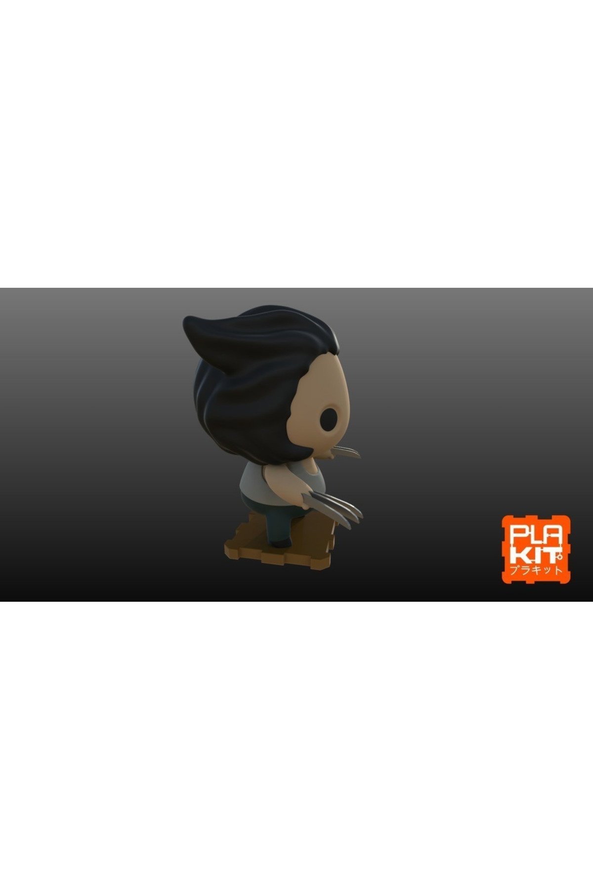 X-MAN Wolwerine Logan Chibi Figür - Görsel 2