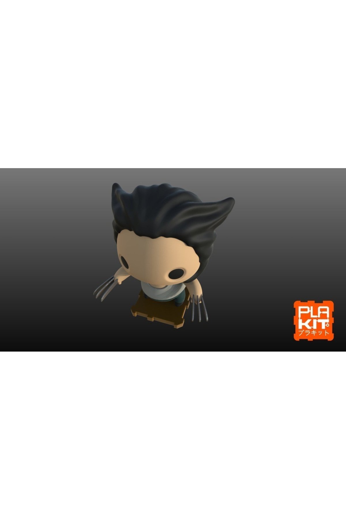 X-MAN Wolwerine Logan Chibi Figür - Görsel 3