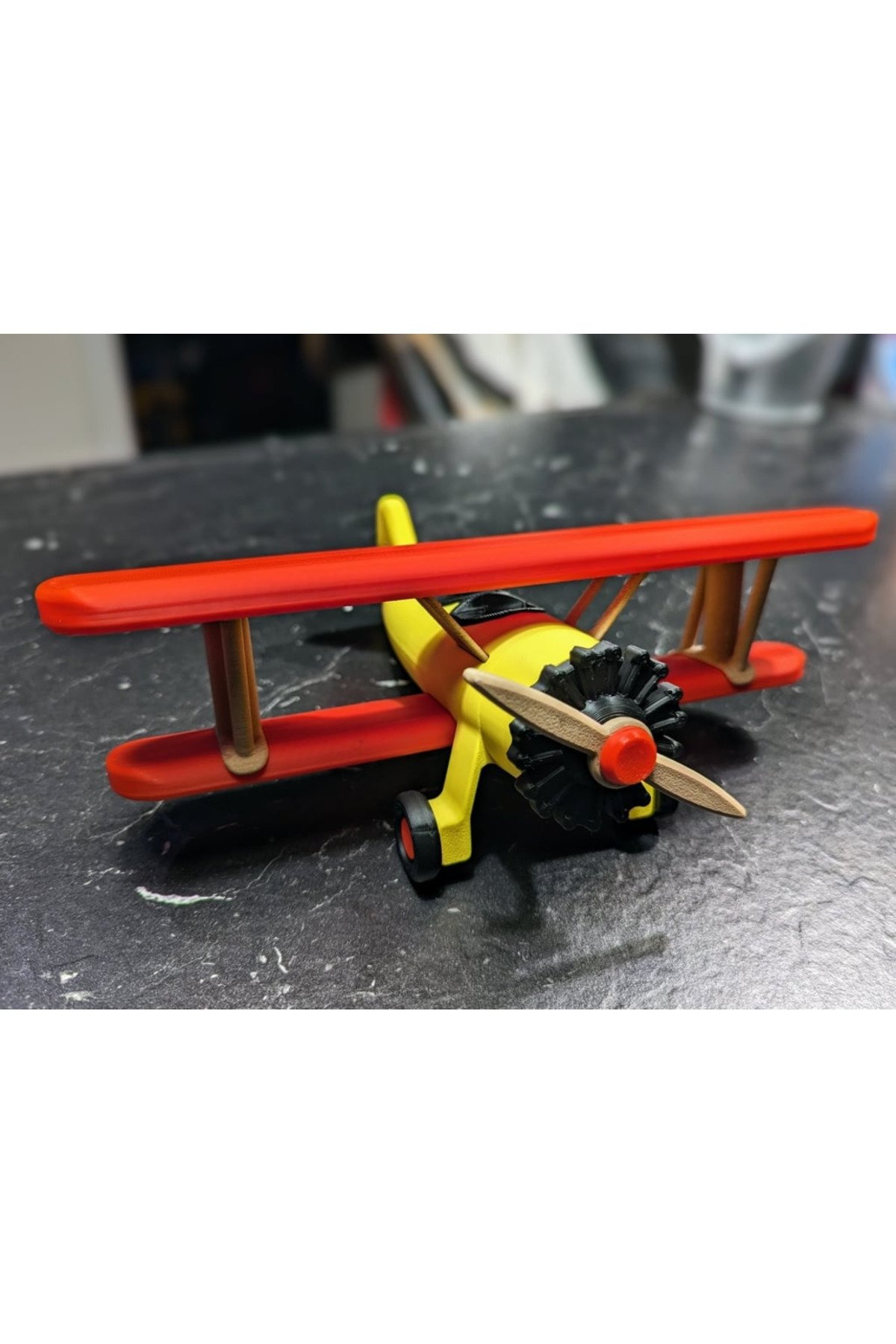 Boeing Stearman Uçak Modeli Figür - Görsel 2