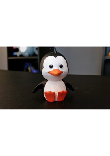 YNH4578GSTLR-Tatlı Penguen Oturan Figür