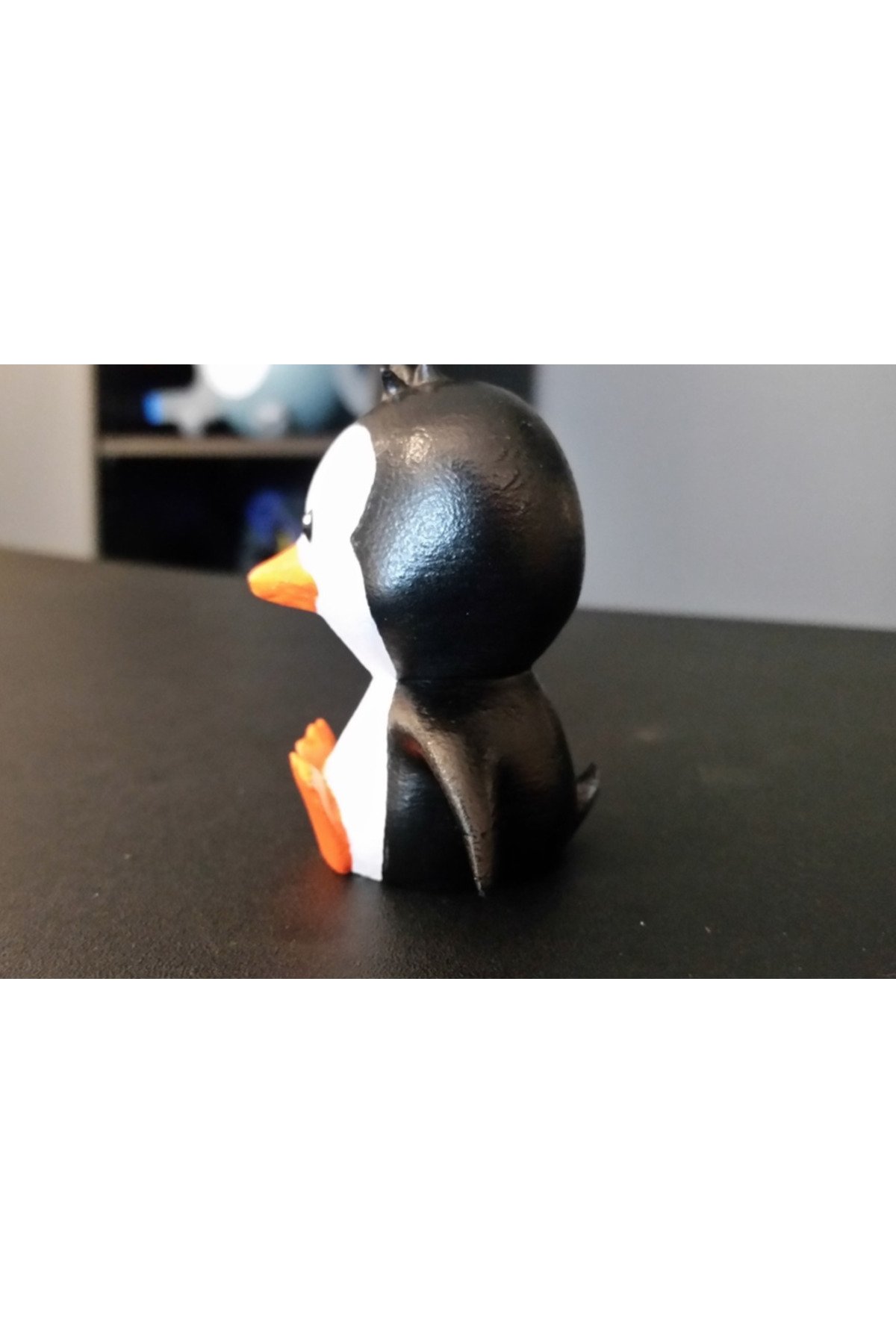 Tatlı Penguen Oturan Figür - Görsel 2