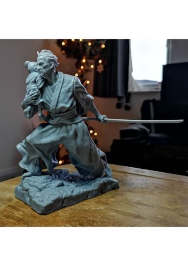 CNQRJ487567419RW2-LONE WOLF AND CUB PRE YALNIZ KURT VE CUB PRE FİGÜR 17CM (DEV BOY) CNQRFRDL4581