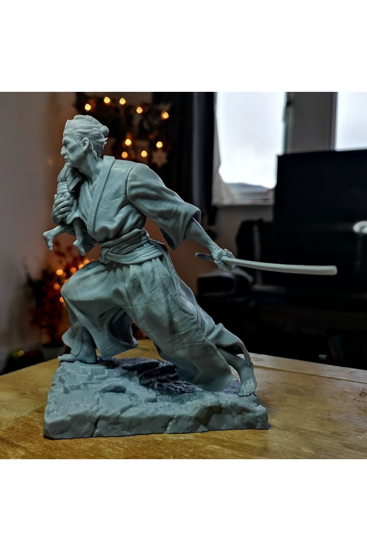 LONE WOLF AND CUB PRE YALNIZ KURT VE CUB PRE FİGÜR 17CM (DEV BOY) - Görsel 2