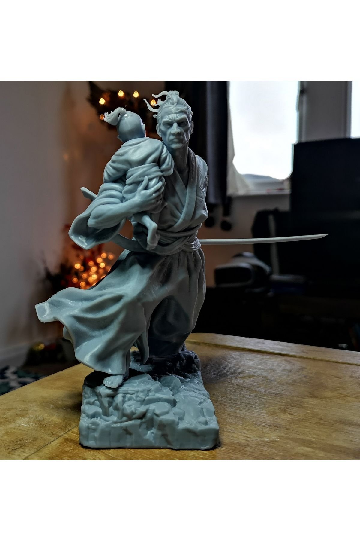 LONE WOLF AND CUB PRE YALNIZ KURT VE CUB PRE FİGÜR 17CM (DEV BOY) - Görsel 3