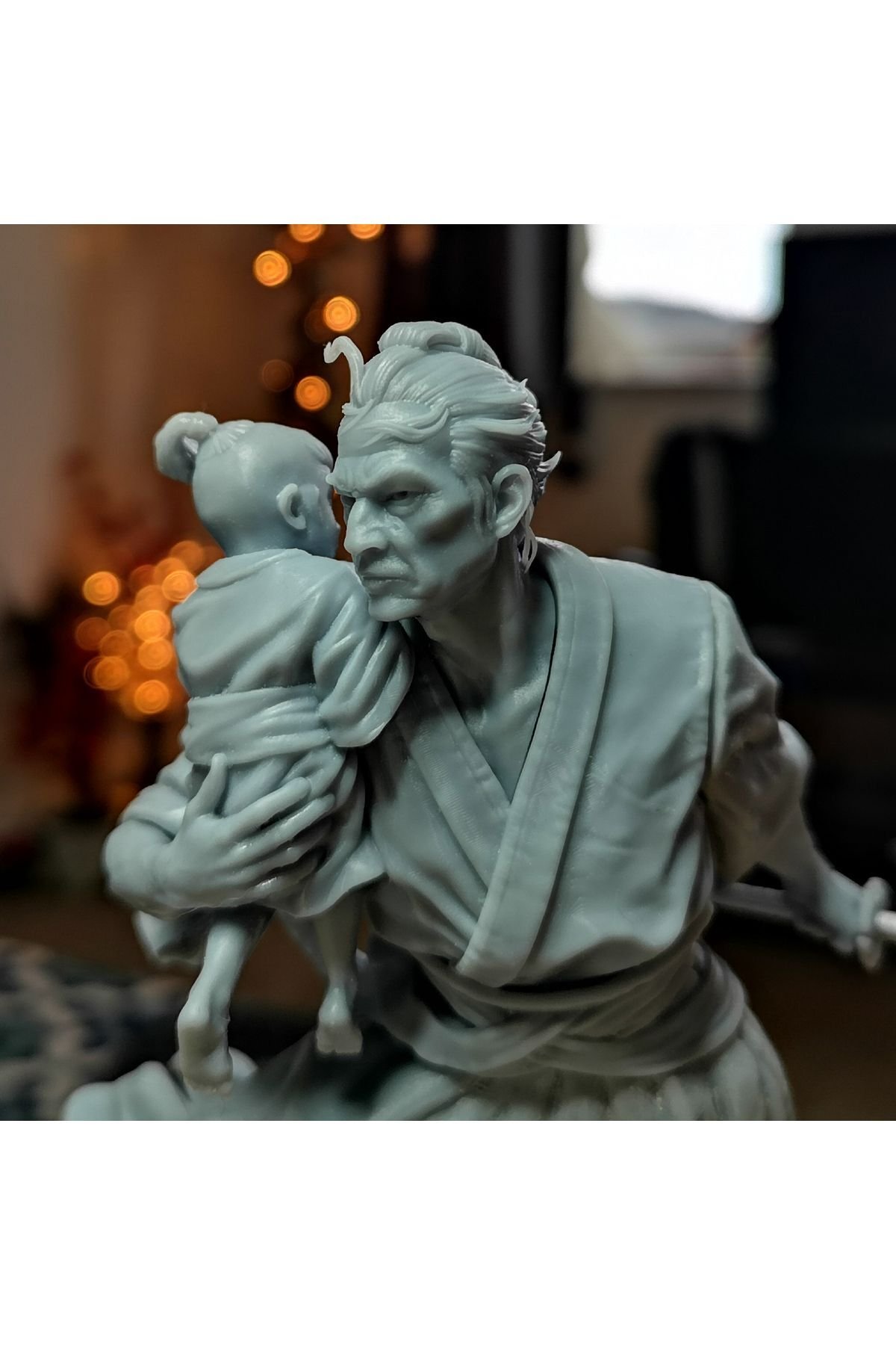 LONE WOLF AND CUB PRE YALNIZ KURT VE CUB PRE FİGÜR 17CM (DEV BOY) - Görsel 4