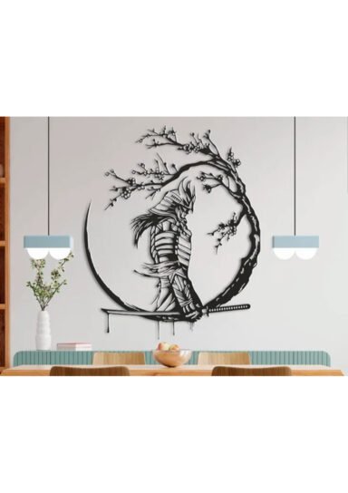 RMN2589QWXYN-Sakura Samurai Duvar Tablo 40x33 Cm