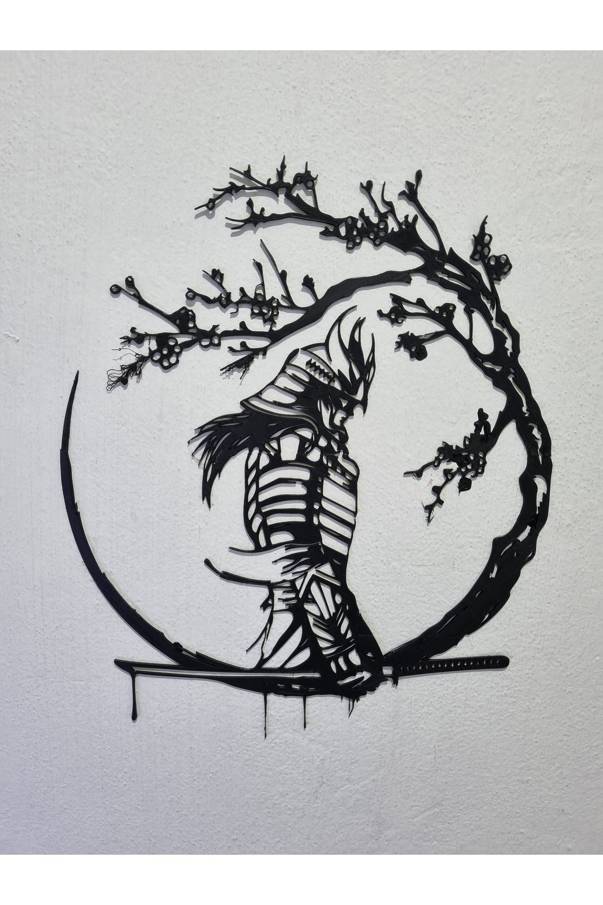 Sakura Samurai Duvar Tablo 40x33 Cm - Görsel 3