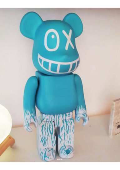 TNC3151KWSBR-Kaws Bearbrick Boyalı Figür Kaws Bear Brick Figür Büyük Boy 20CM