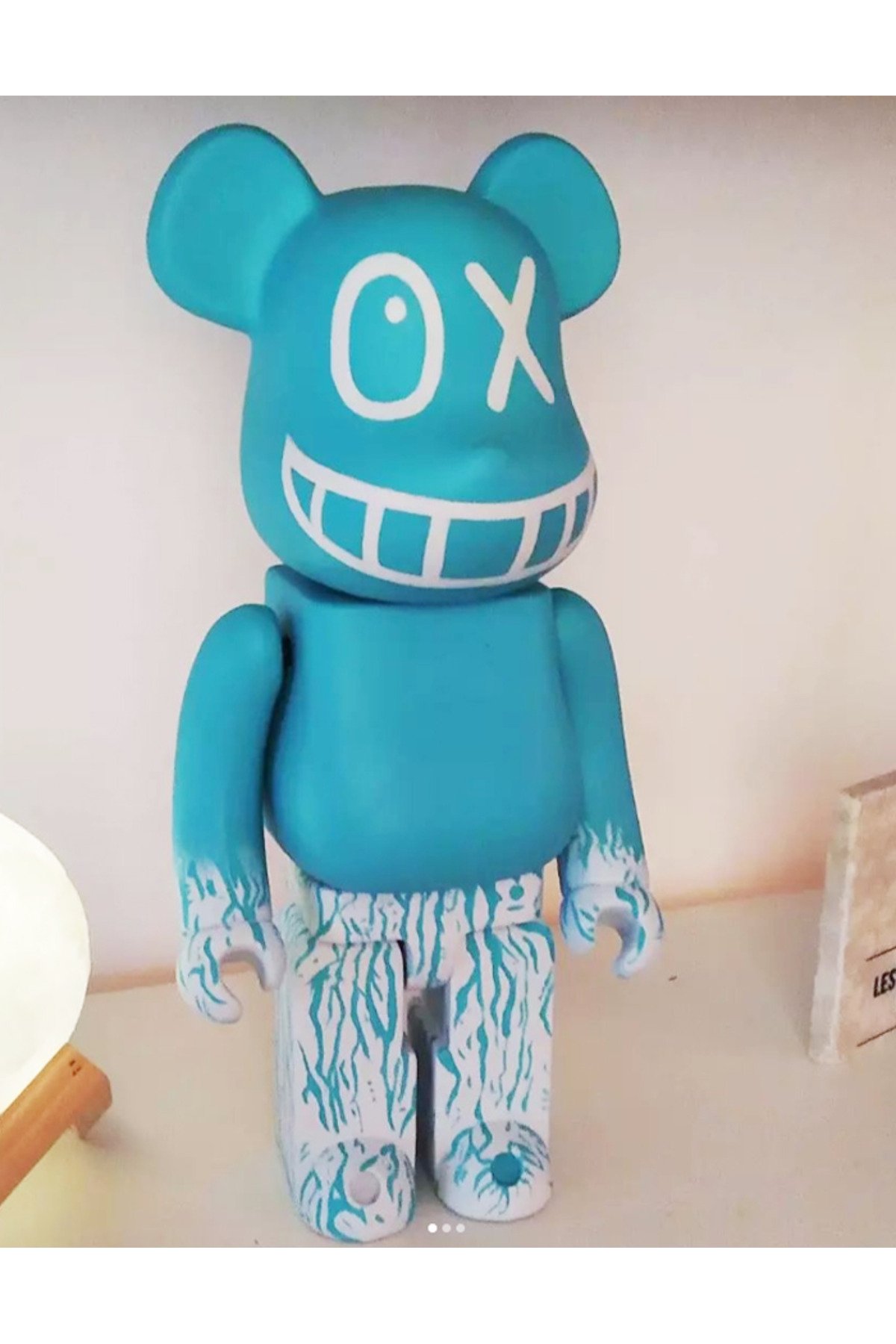 TNC3151KWSBR-Kaws Bearbrick Boyalı Figür Kaws Bear Brick Figür Büyük Boy 20CM