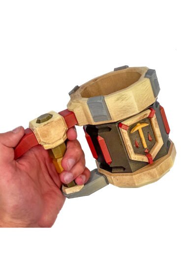 LNX0569GKQZ-Skull Crusher Ale Mug Deep Rock Galactic