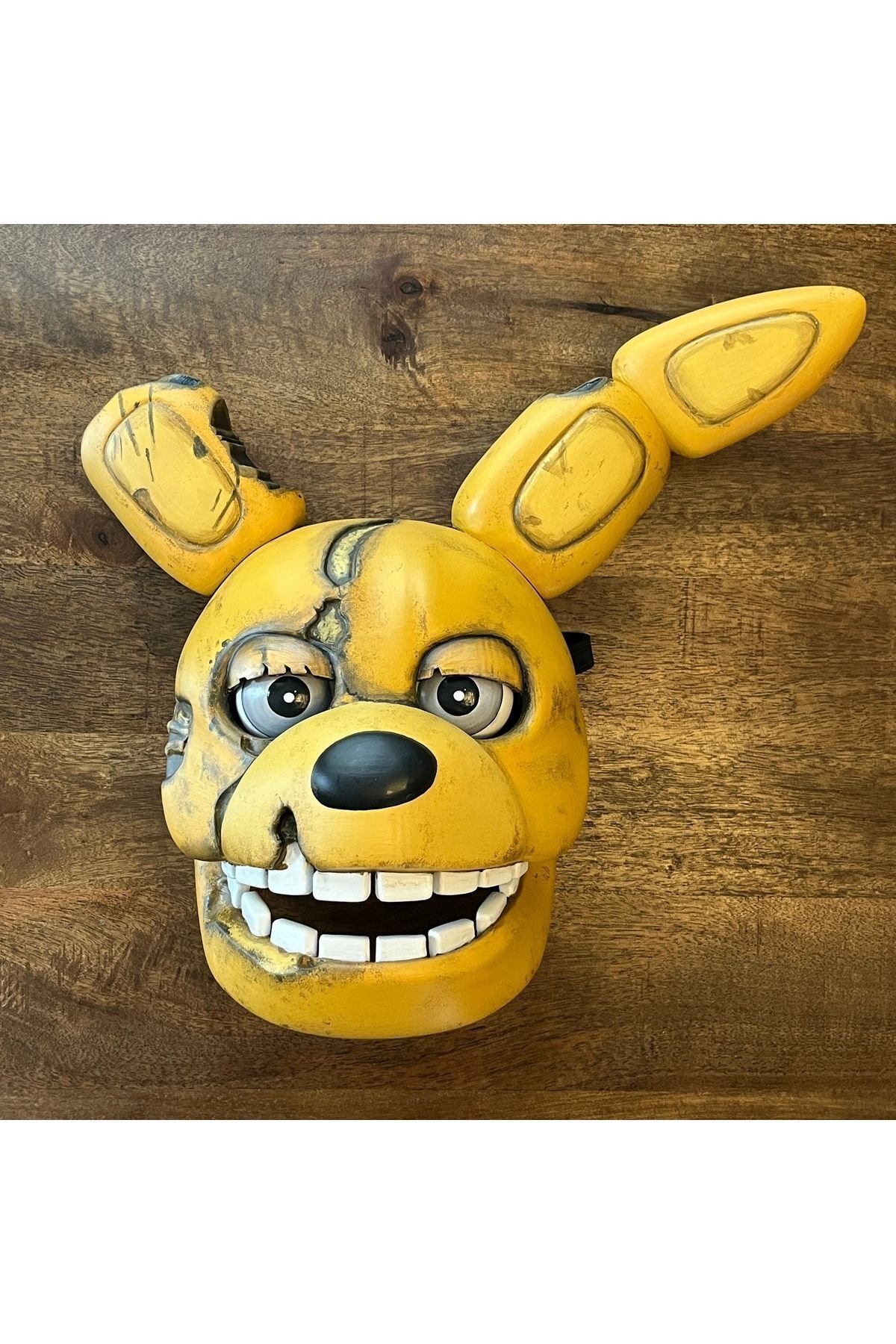 Fıve Nıghts At Freddy’s Maske Fıve Nıghts At Freddy’s Yellow Rabbıt Mask Movıe Versıon Cosplay - Görsel 2
