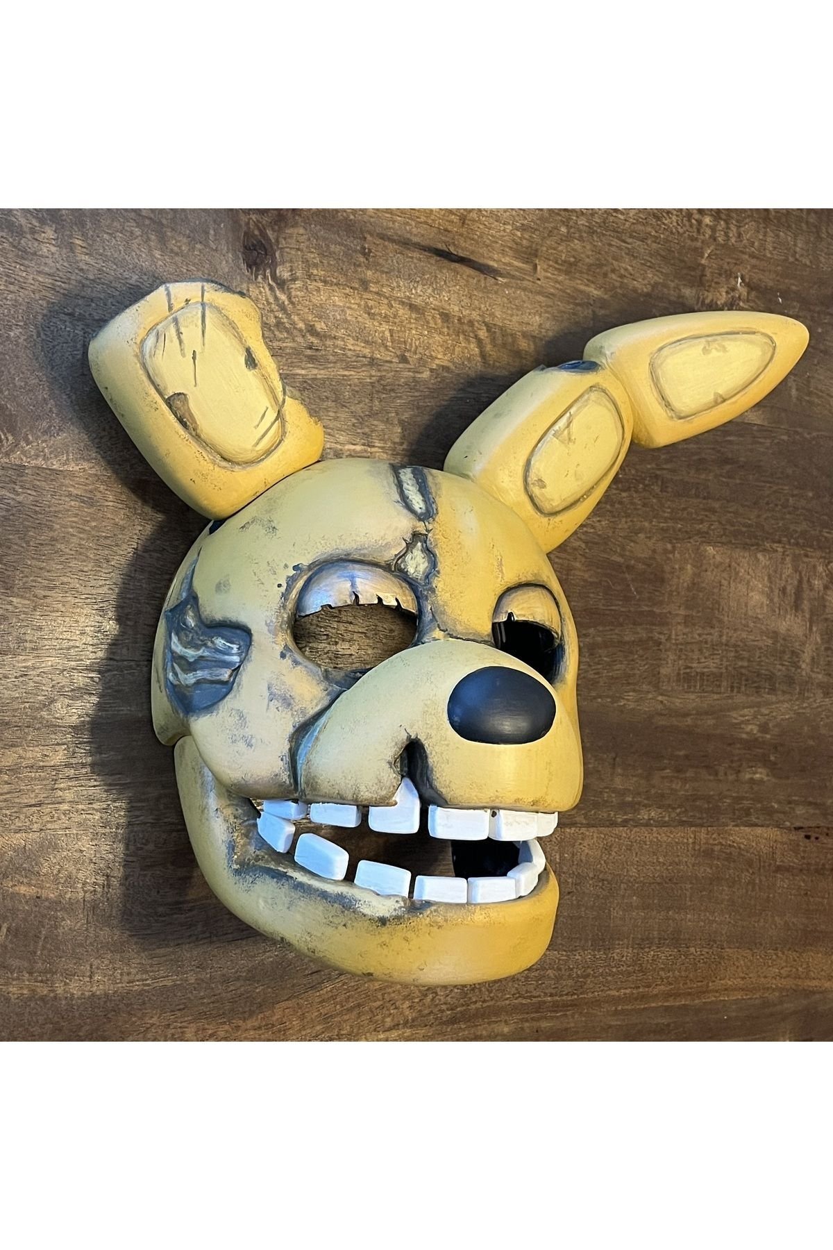 Fıve Nıghts At Freddy’s Maske Fıve Nıghts At Freddy’s Yellow Rabbıt Mask Movıe Versıon Cosplay - Görsel 3