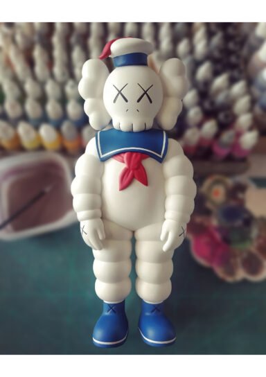 TNC2241KWSSP-Kaws Stay Puft Marshmallow Man Figür Kaws Ghostbusters Figür Büyük Boy 20 cm