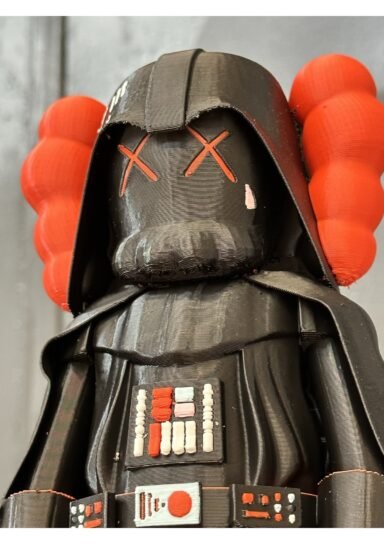 PTL2845MTLQR-Kaws Darth Vader Figür Kaws Boyalı Figür Kaws Starwars Figür Büyük Boy 20CM