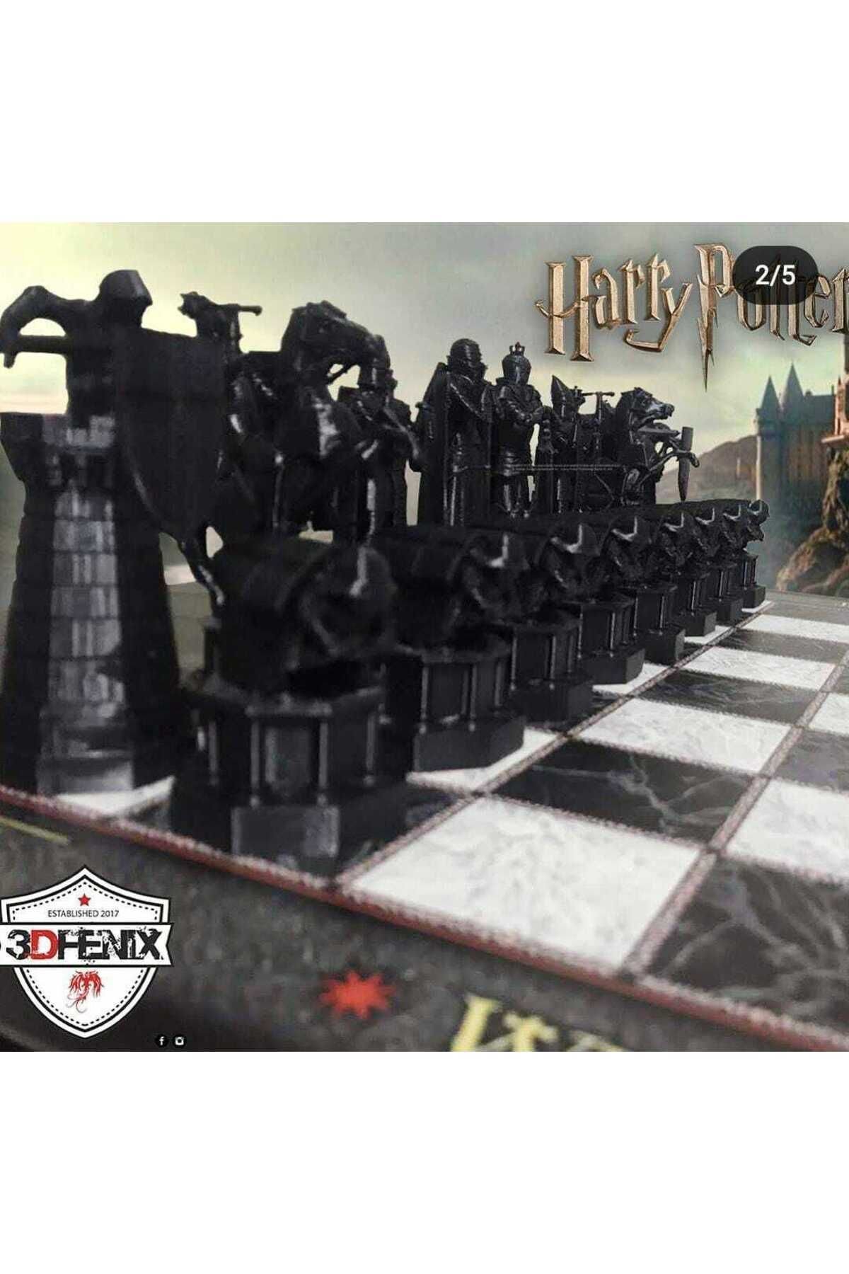 Harry Potter Wızard Chess Kıng Harry Potter Sihirbaz Satranç Takımı 32'lı - Görsel 3