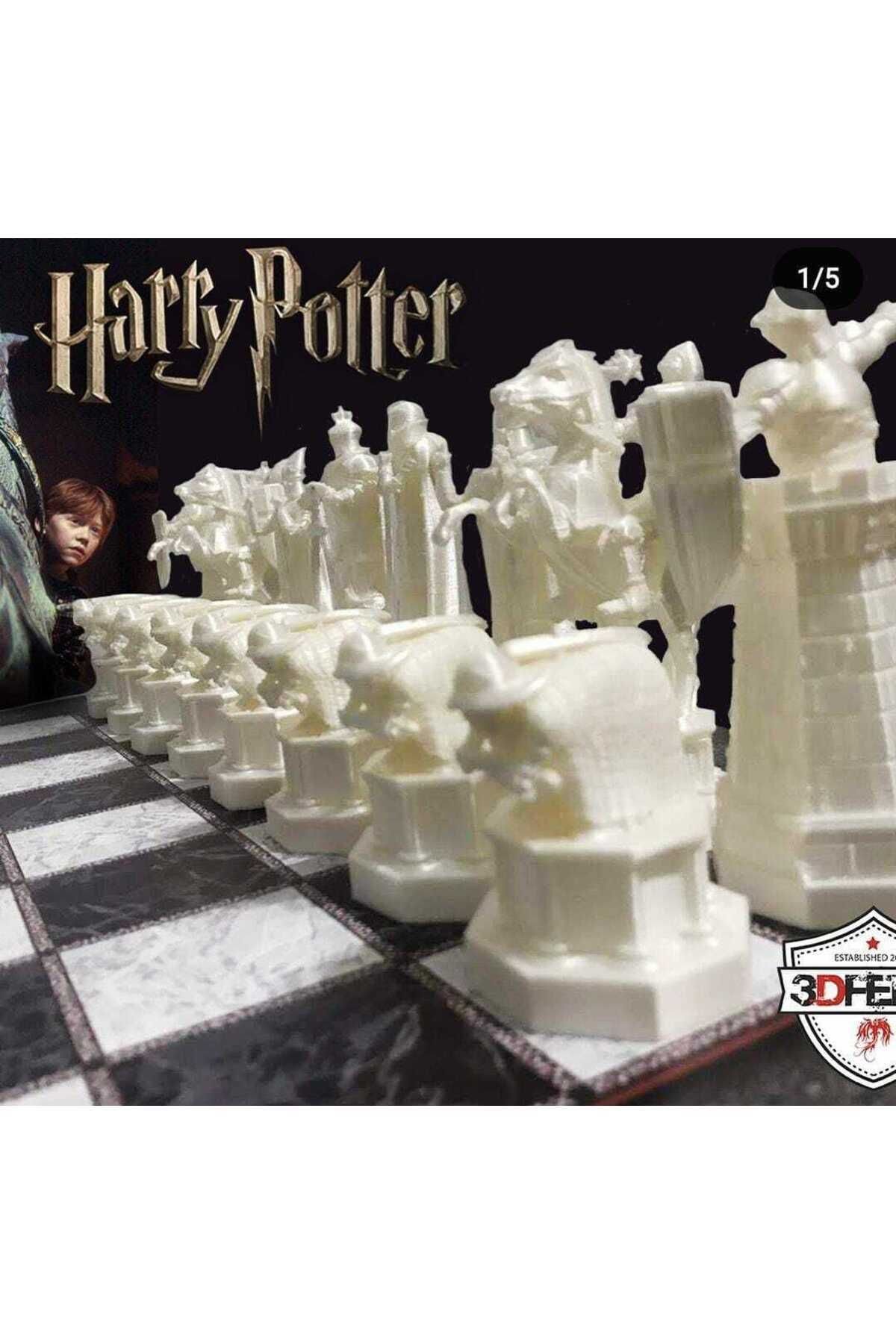 Harry Potter Wızard Chess Kıng Harry Potter Sihirbaz Satranç Takımı 32'lı - Görsel 4