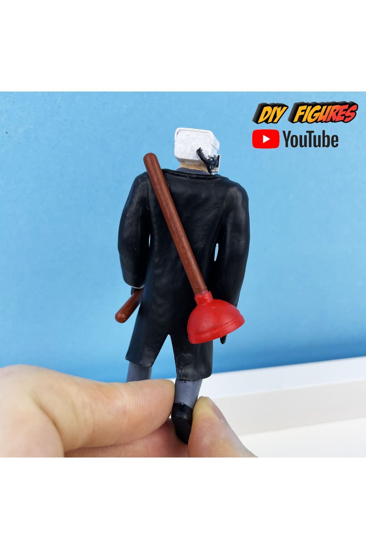 Skıbıdı Toılet Black Cameraman Fıgurıne Şibili Tuvalet Siyah Kameraman Figür 13cm - Görsel 3