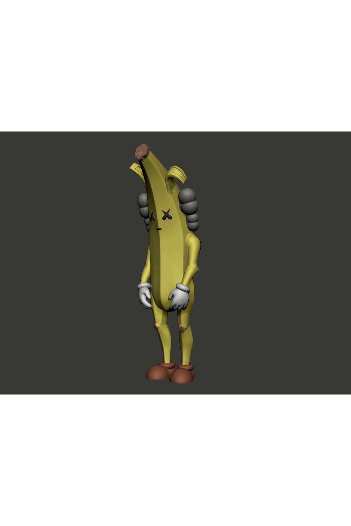 KAWS MR. PEELY FORTNITE BANANA DOLL FORTNİTE MUZLU KAWS 20CM - Görsel 3