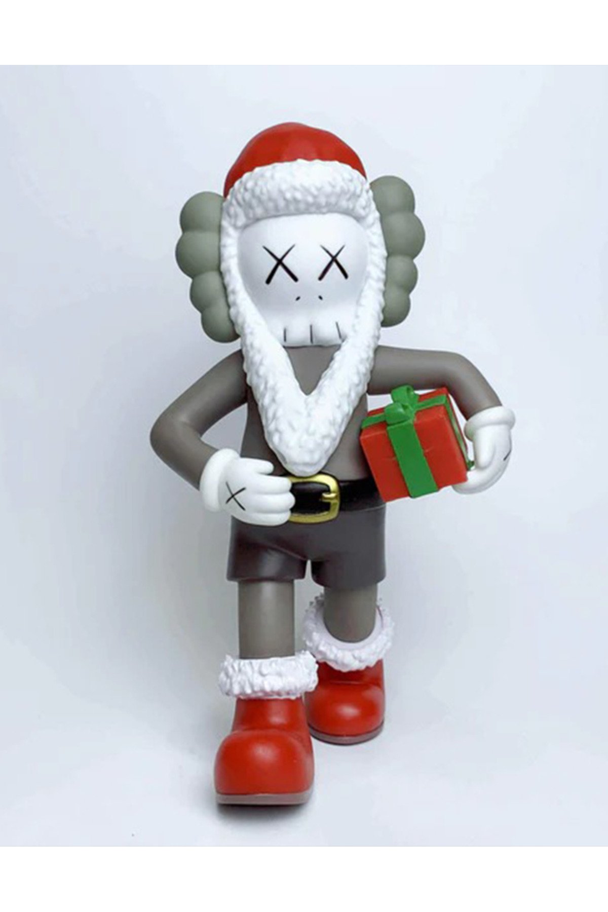 TRNSY321824725NO8-Kaws Noel Baba Figür Kaws Boyalı Figür Kaws Yılbaşı Dekoru Büyük Boy 20CM