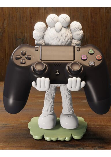 TRNSY294728357KA9-Kaws BFF Konsol Tutucu - Kaws BFF PS Kolu Xbox Kolu Tutucu Büyük Boy 20CM