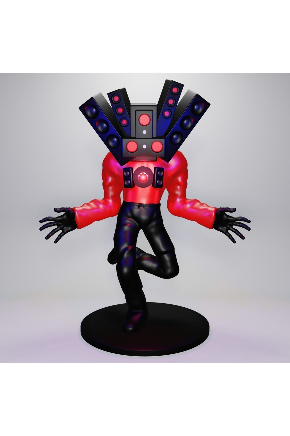 JGN8296JQMKZ-Skıbıdı Toılet Tıtan Speakerman Dynamıc Pose Şibili Tuvalet Titan Konuşmacı Adam Dinamik Poz Figür