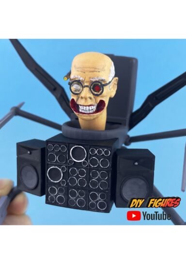 CNQRX840210521HG3-Scıentıst Sakusbi Toılet Fıgurıne Şibili Tuvalet Bilim Adamı Figür Scıentıst Skıbıdı Toılet 15cm