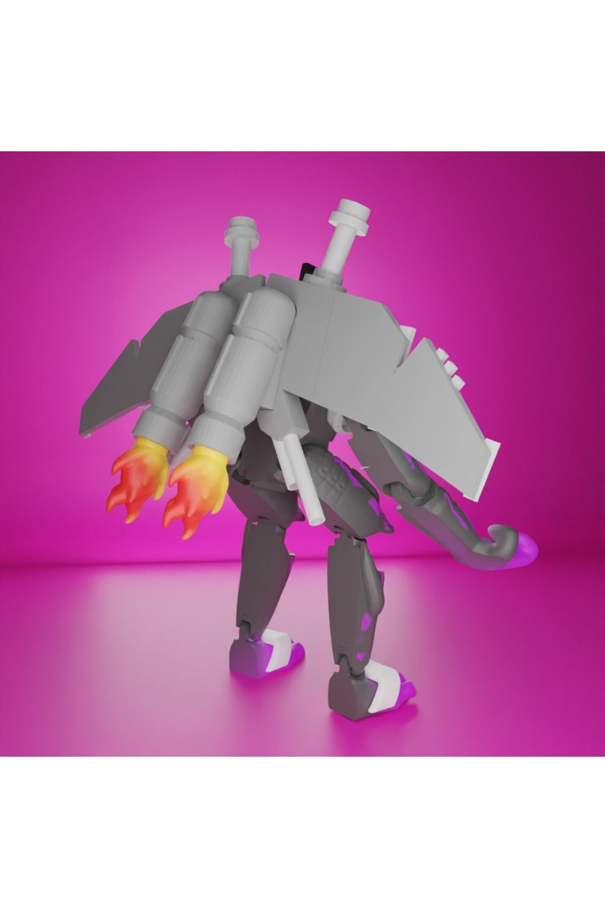 TNC3658SKBTR-Skıbıdı Toılet Trıtıtan Şibili Tuvalet Trititan Titan Figür Skıbıdı Toılet Cosplay 18cm