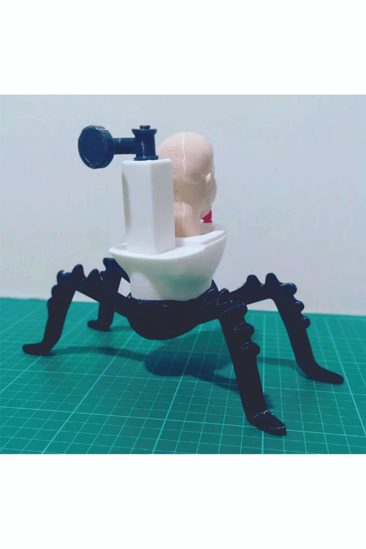 SKIBIDI TOILET PARASITE ŞİBİLİ TUVALET PARAZİT FİGÜR ŞİBİLİ TUVALET OYUNCAK FİGÜR COSPLAY 13CM - Görsel 4