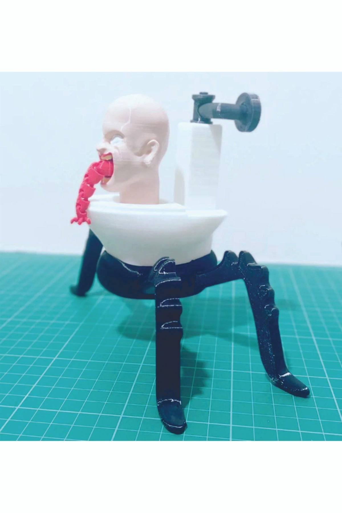 SKIBIDI TOILET PARASITE ŞİBİLİ TUVALET PARAZİT FİGÜR ŞİBİLİ TUVALET OYUNCAK FİGÜR COSPLAY 13CM - Görsel 5