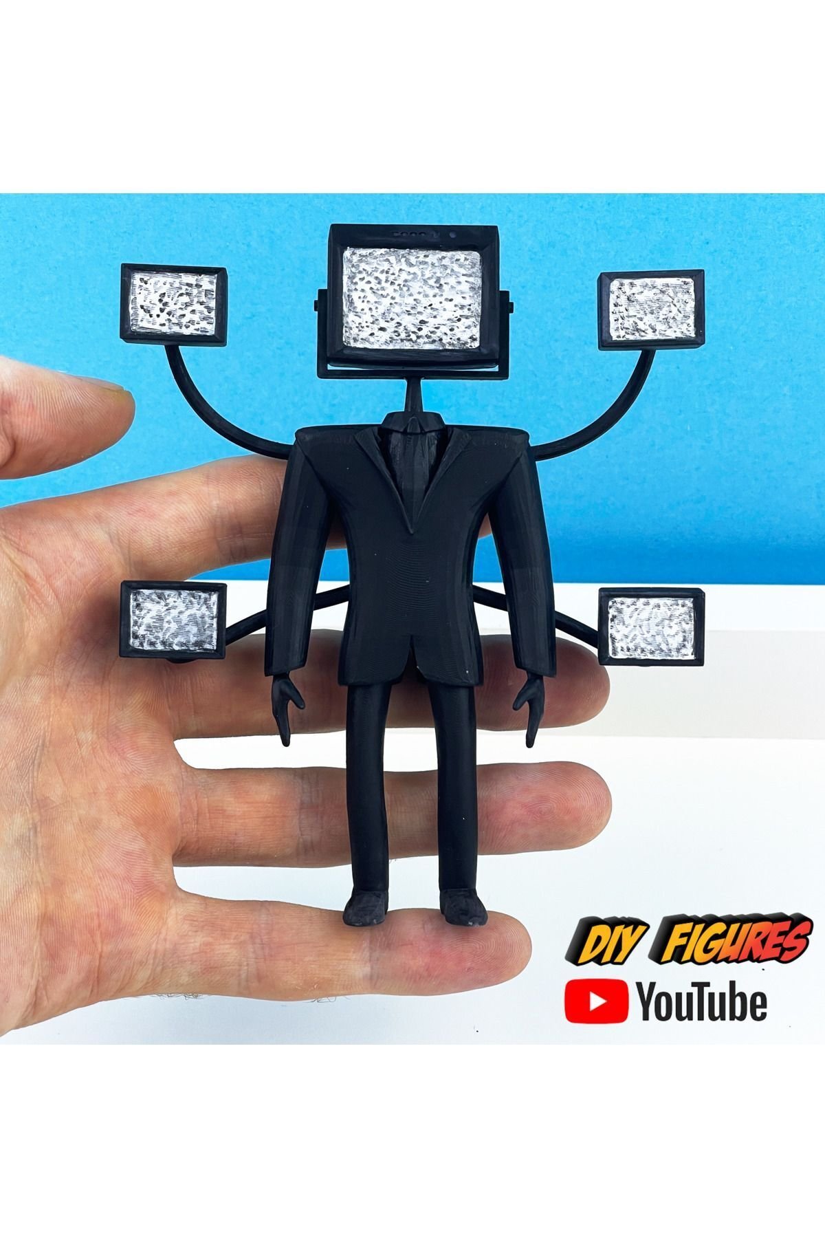 CNQRX841118322SW2-Skıbıdı Toılet Large Tv Man Şibili Tuvalet Büyük Tv Man Figür Cosplay Tvman Şibili 13cm Cnqrxtyg4810