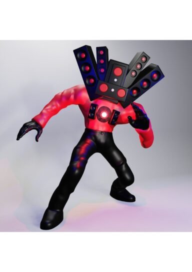 CNQRX831000218RS2-SKIBIDI TOILET TITAN SPEAKERMAN DANCE POSE ŞİBİLİ TUVALET DANS EDEN KONUŞMACI ADAM 15CM CNQRXTNM2102