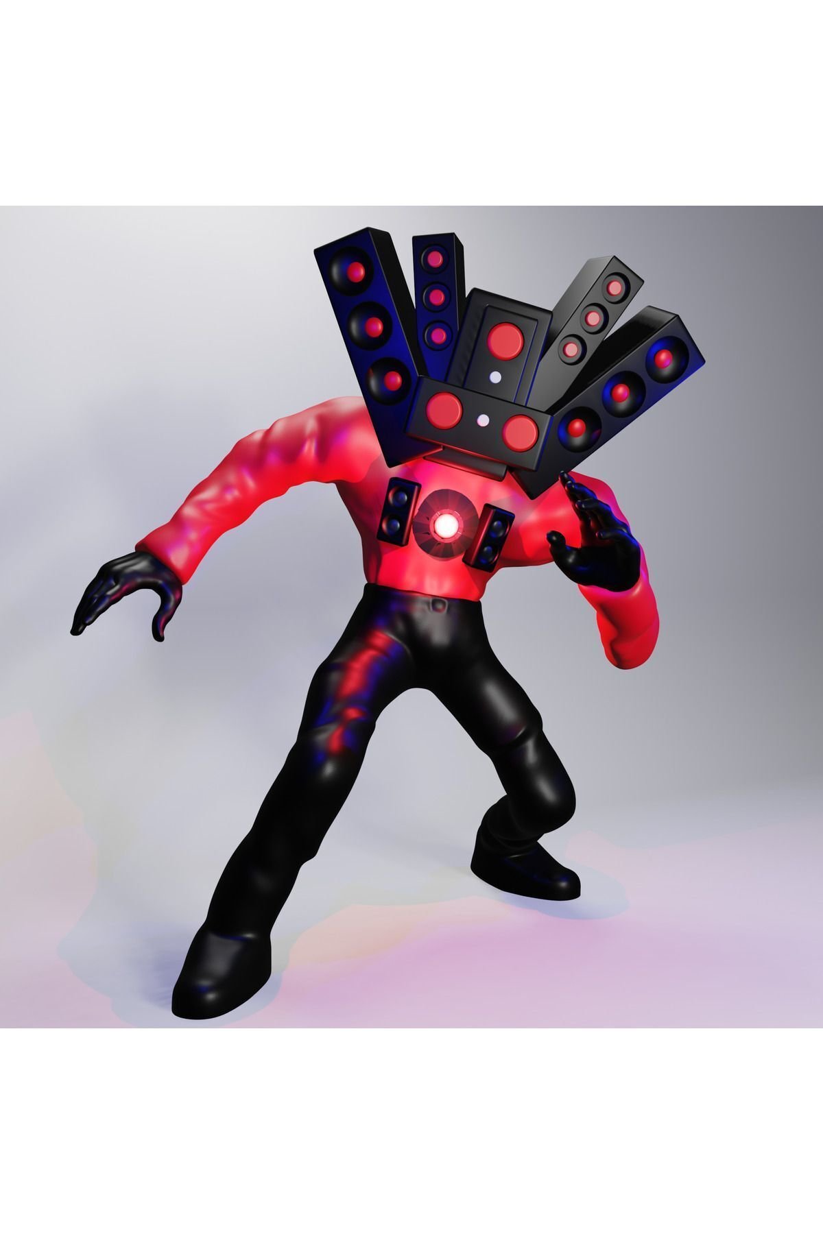 CNQRX831000218RS2-SKIBIDI TOILET TITAN SPEAKERMAN DANCE POSE ŞİBİLİ TUVALET DANS EDEN KONUŞMACI ADAM 15CM CNQRXTNM2102