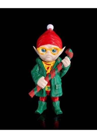 EMN038DAA2-Yılbaşı Süsü Noel Baba Ekibi Twinkle Twister Obje 10CM