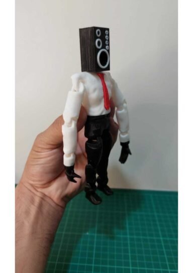 5901231230099-Skibidi Toilet Speaker Man Figürü 19 Cm