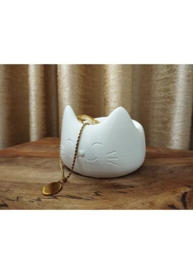 80125048006-Kedi Tasarımlı Dekoratif Kase